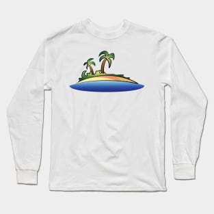 Desert Island - Small Long Sleeve T-Shirt